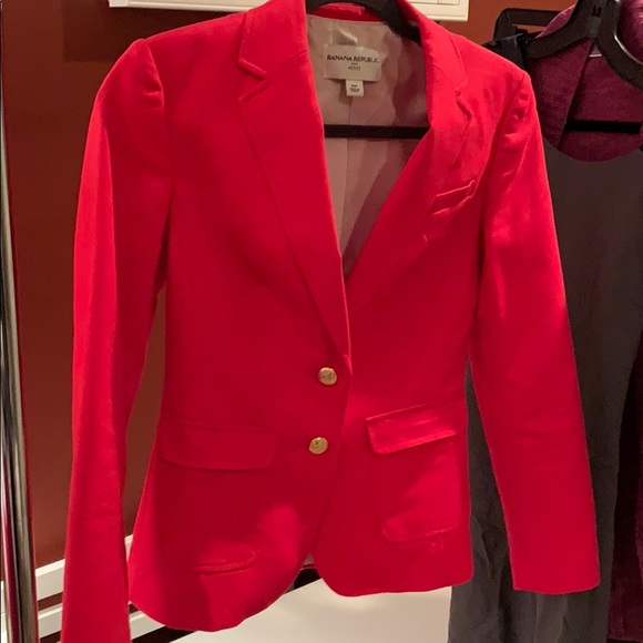 Banana Republic Factory Jackets & Blazers - Red blazer